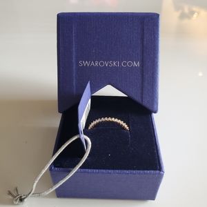 SWAROVSKI VITTORE RING ROSE GOLD PLATED 6.75